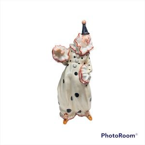 🤡Coalport figurine polka dot outfit-cavalcade of clowns circ 1986